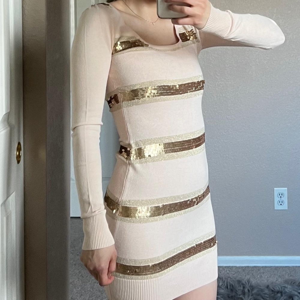 Arden B. Sequin Sweater Dress